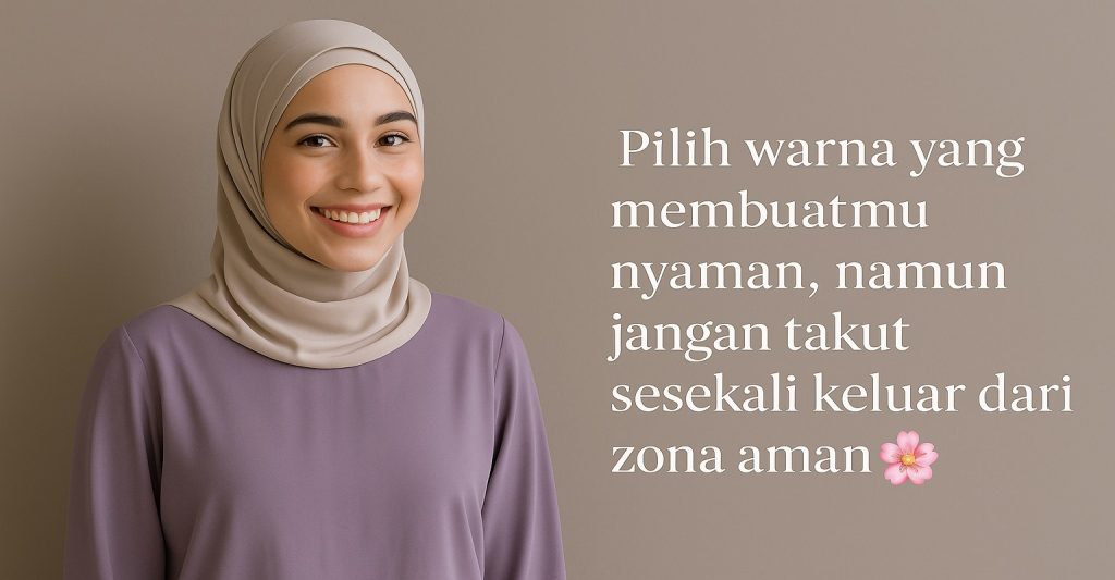 Rekomendasi Warna Jilbab untuk Baju Warna Ungu