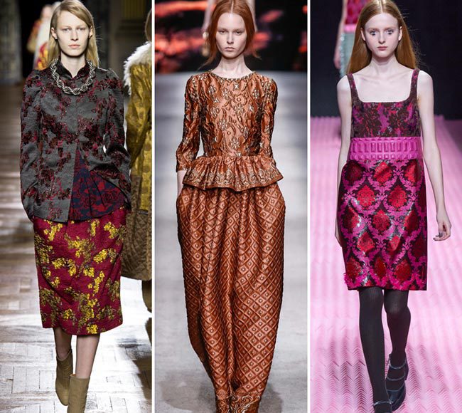 dress brokat panjang