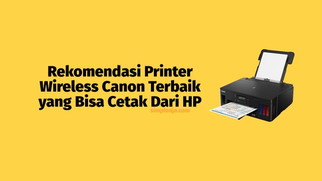 Wireless Canon Terbaik